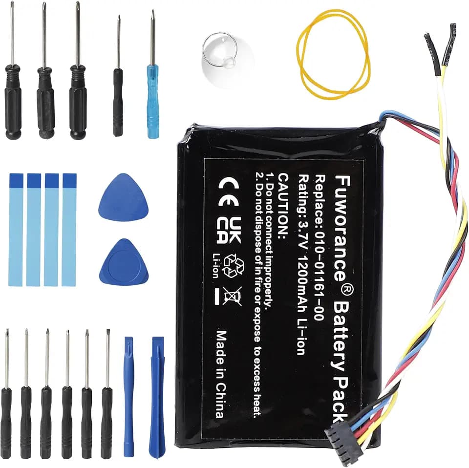 1200 mAh 3,7 V DI44EJ18B60HK Akku für Garmin Edge Explore, Edge 1000