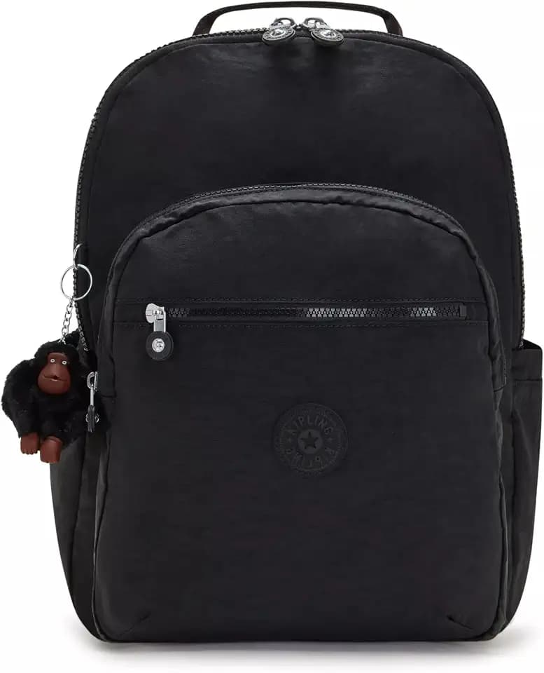 Kipling Women's Seoul 15" Laptop Backpack, Durable, Roomy with Padded Shoulder Straps, Built-In Protective Sleeve