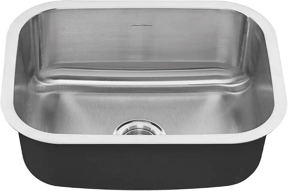 American Standard 18SB.9231800S.075 Portsmouth Undermount 23x18 single Bowl Kitchen Sink, Stainless Steel