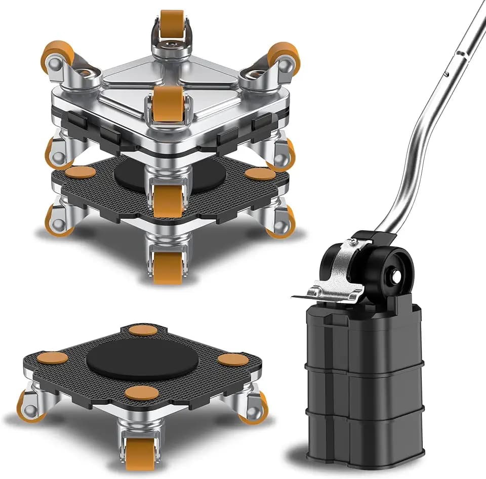 ONEON Furniture Mover with Wheels & Aux. Lifter-Black Connect Dolly Pro