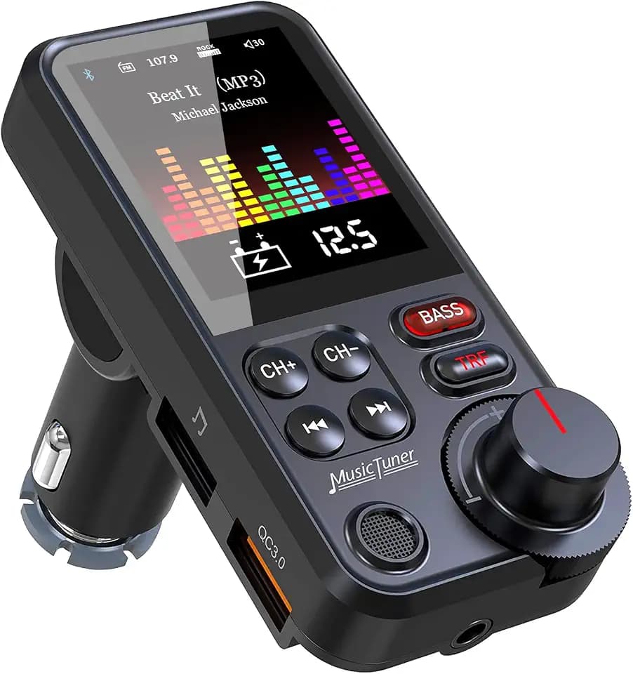 Bluetooth Adapter Auto, FM Transmitter Bloototh, Auto Player für Car Radio