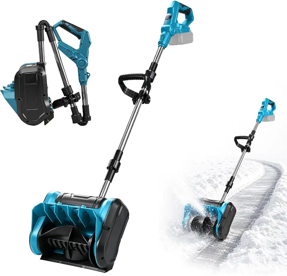 Akku Schneefräse für Makita 18V, 25cm Arbeitsbreite -8m (Ohne Akku)