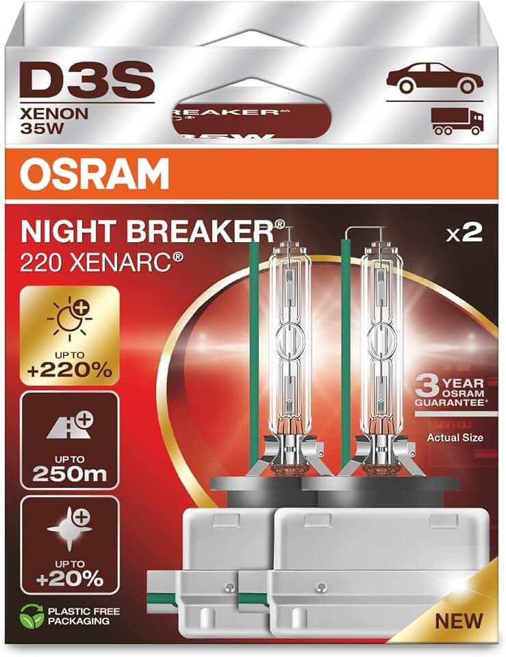 Osram XENARC NIGHT BREAKER 220, D3S, Xenon-Scheinwerferlampe