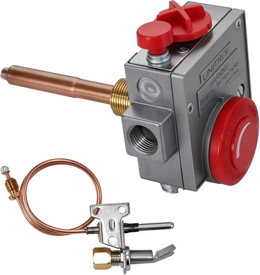 110-326 Gas Water Heater Control Valve with 1-3/8" Shank, 2.2" W.C