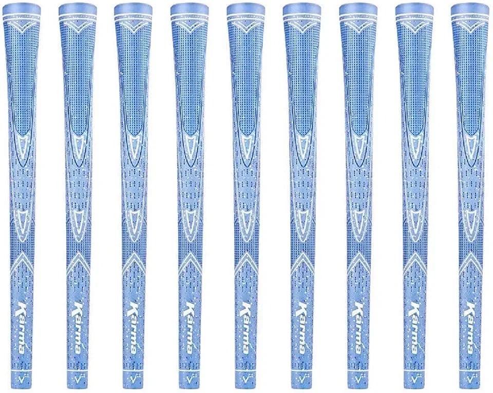 Karma Sparkle Golf Grips & Grip Kits for Women, Light Blue, Purple, and Pink Golf Club Grips that Glitter