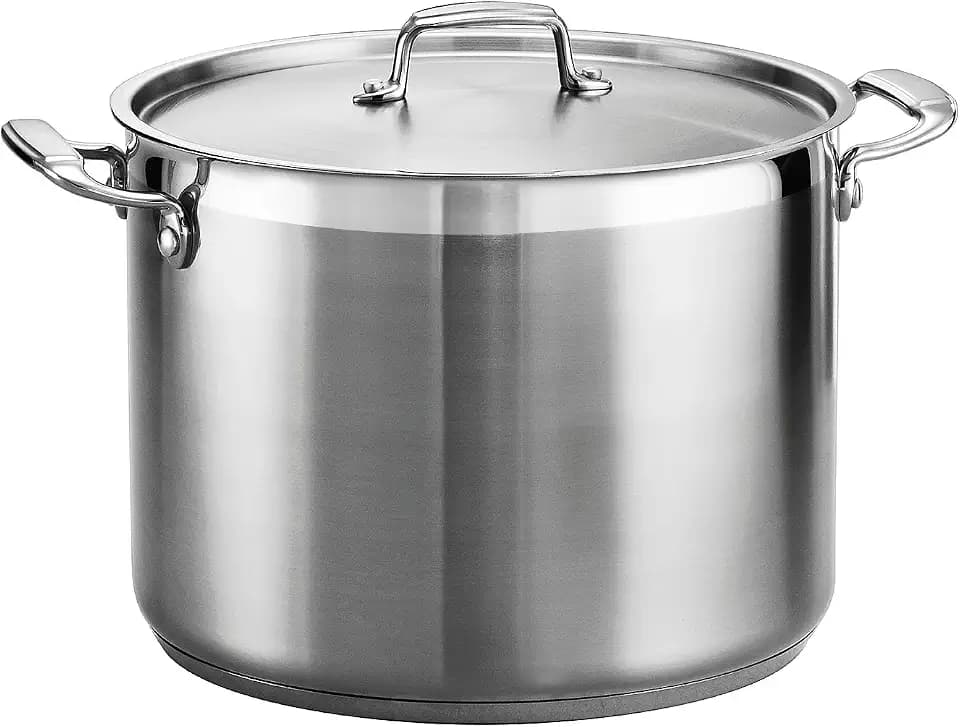 Tramontina Gourmet Stainless Steel 16-Quart Stock Pot with Lid