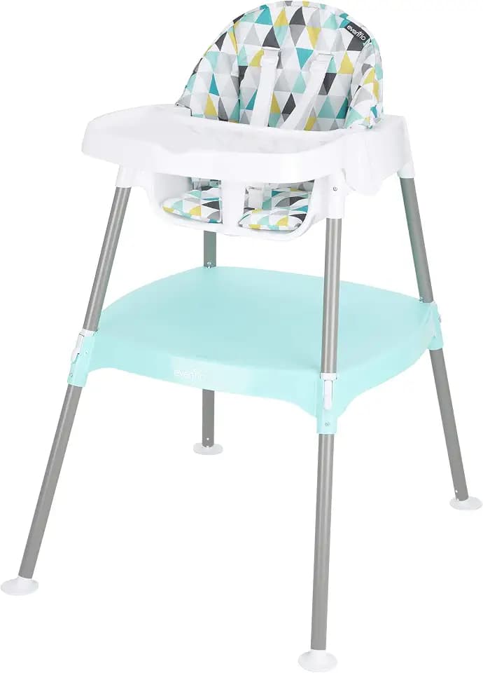 Evenflo Eat and Grow 4-in-1 Convertible High Chair (Prism Triangles)