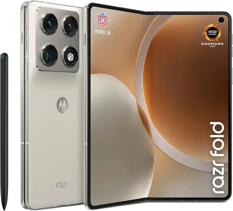 Motorola Razr Foldable Smartphone 50-MP-Kamera 16-512 GB White