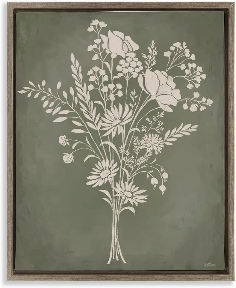 'Wildflower Impression Bundle'| Floating Frame Canvas Art