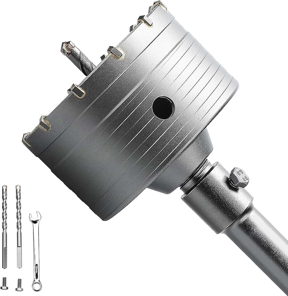 6.3 inch / 160mm Concrete Hole Saw with SDS Plus Shank Rod
