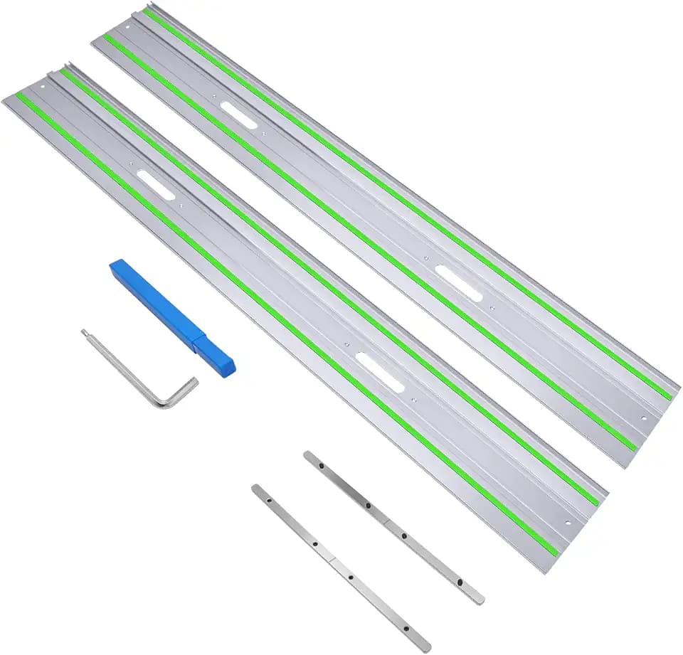2X55" Guide Rail Kit for Festool TS-55/TS-75 Plunge Track Saws & FS-1400/2