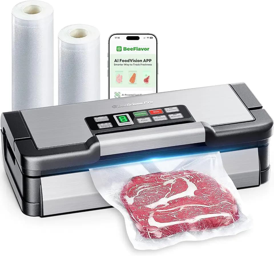 Beelicious Pro Vacuum Sealer Machine for Food, Multiple Modes For Meal Prep
