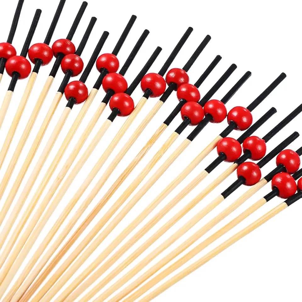 Blulu 200 Pcs Cocktail Picks Fancy Toothpicks for Appetizers