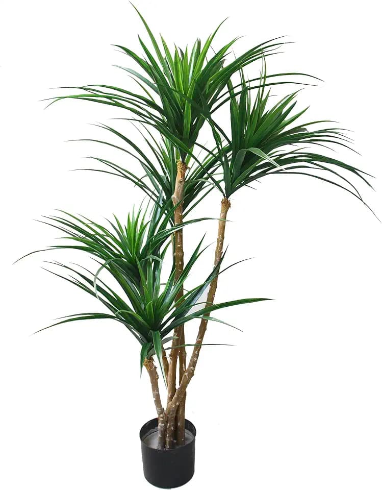 Pure Garden Tropical Yucca Plant Artificial Tree, 21” x 51”