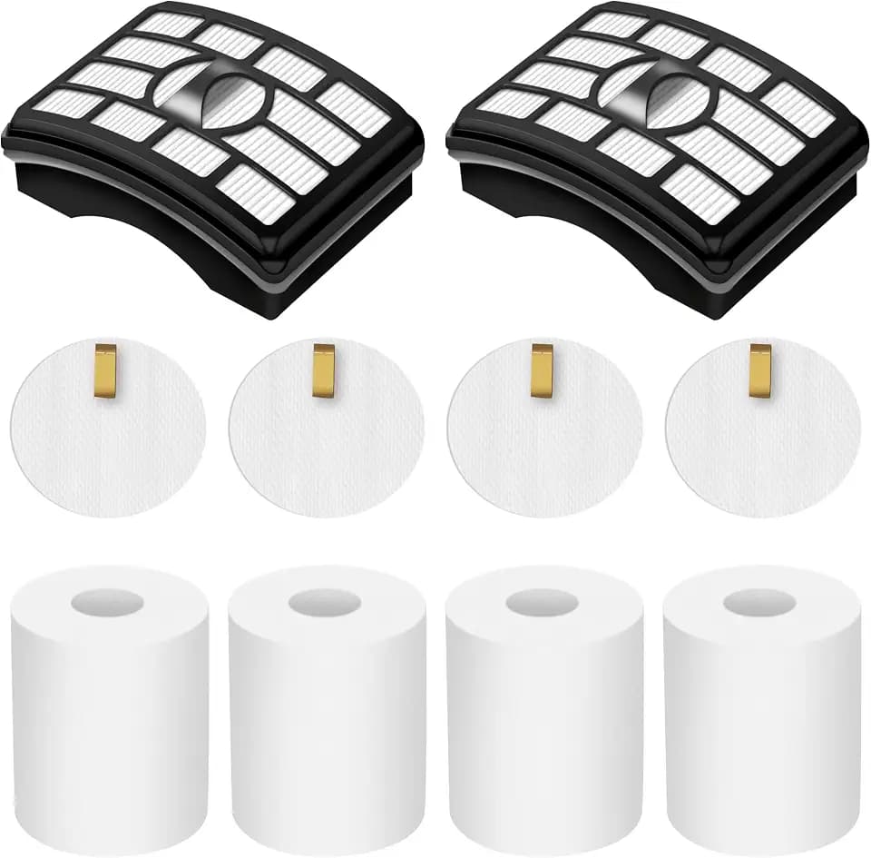 NV500 Vacuum Filter Replacement for Shark Rotator Pro Lift-Away NV501 NV502 NV503 NV505 NV510 NV520 NV552 UV560 NV642 ZU780 ZU782 ZU785, Compare to Part # Xff500 Xhf500, 2 + 4 Foam & Felt Filters