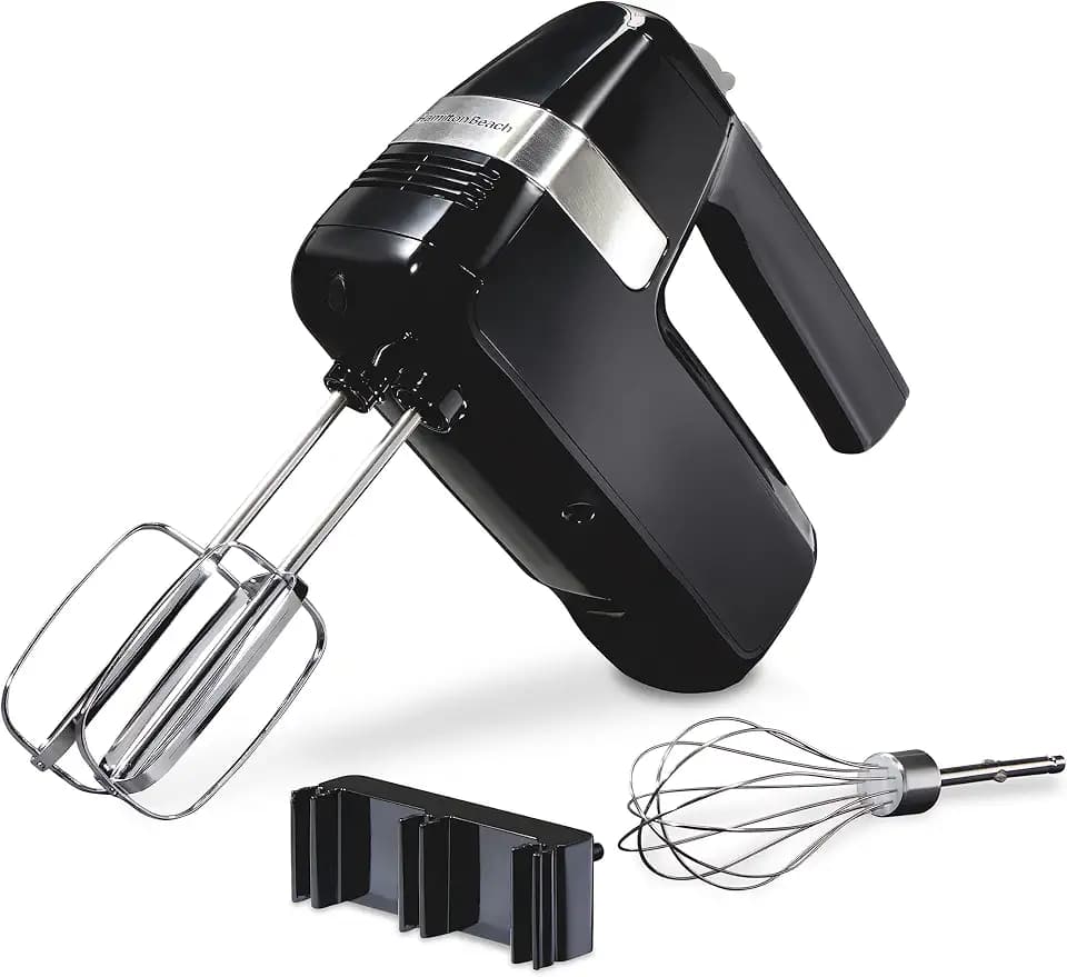 Hamilton Beach Electric Hand Mixer With 6 Speeds + Stir Button