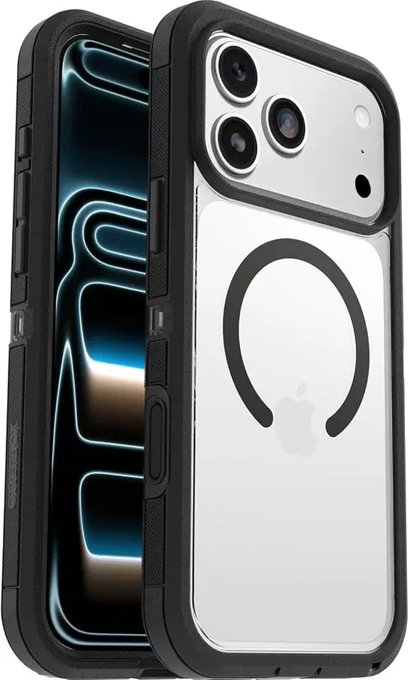 OtterBox Defender ProXT Hülle, iPhone 17 Pro Max, Klar/Schwarz