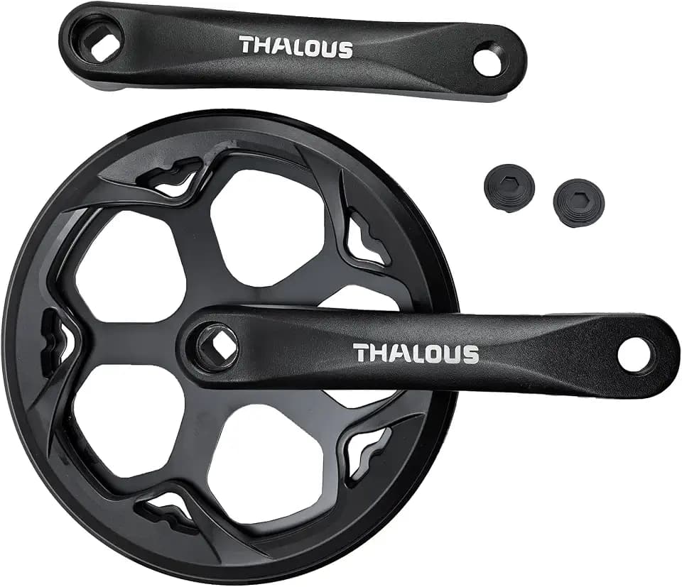 THALOUS Bicycle Crankset 6 7 8 Speed 48 52T Universal Square Crank Set 170MM Crank Arm for Mountain Bike