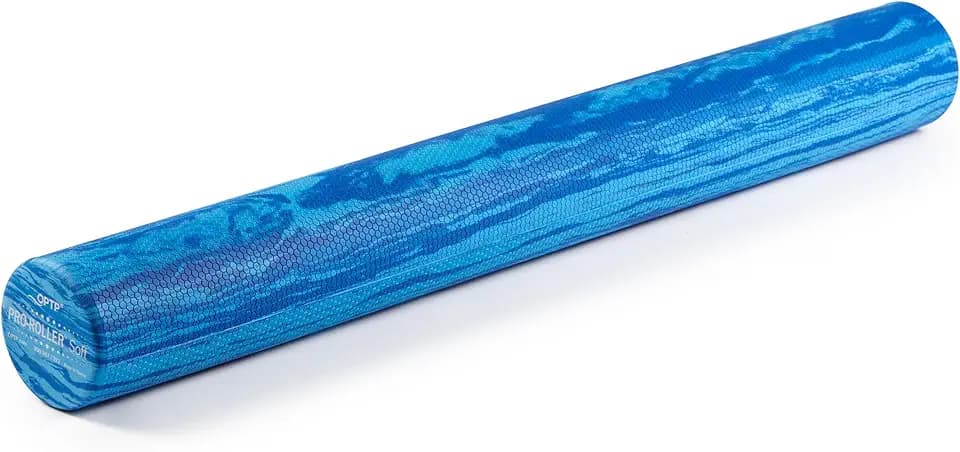 OPTP PRO-Roller Soft Density Foam Roller – Round, Blue, 36" x 4"