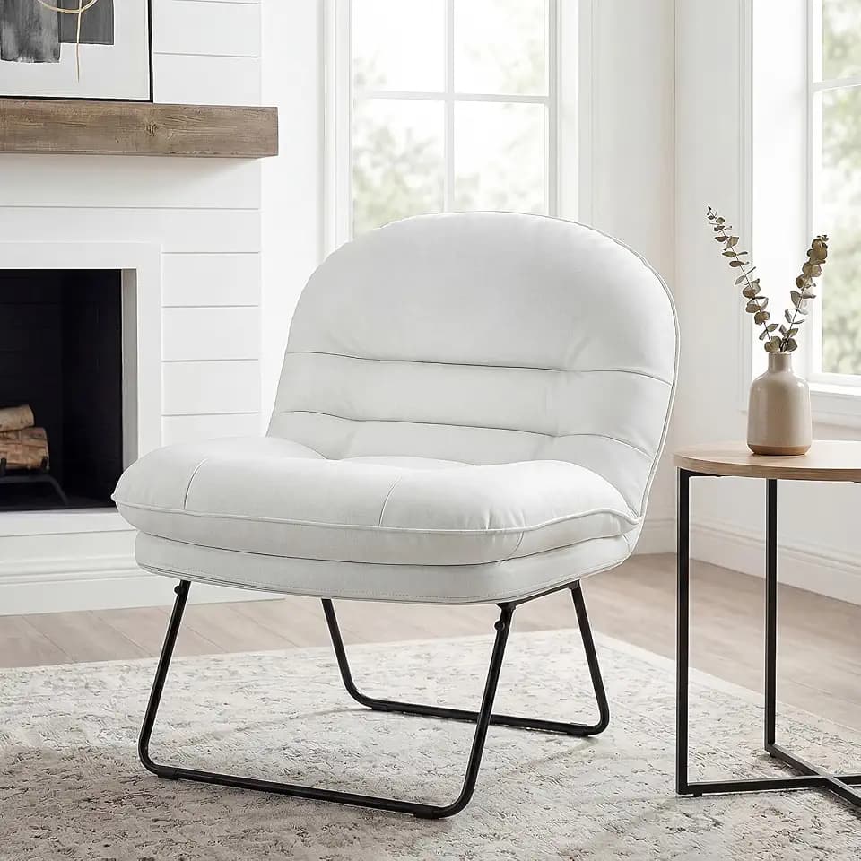 Saucer Chair, Small Foldable Floor Chair, PU Leather
