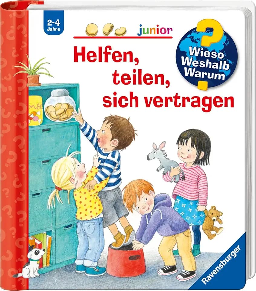 Wieso? Weshalb? Warum? junior, Band 66 - Helfen, teilen, sich vertragen (Sachbuch ab 2 Jahre - mit Klappen) (junior, 66)