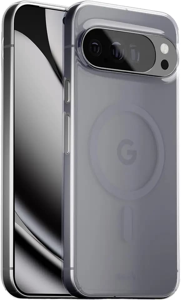 Mous für Google Pixel 10 Pro XL Super Dünn Transparente Hülle, Kompatibel mit MagSafe - Grauton