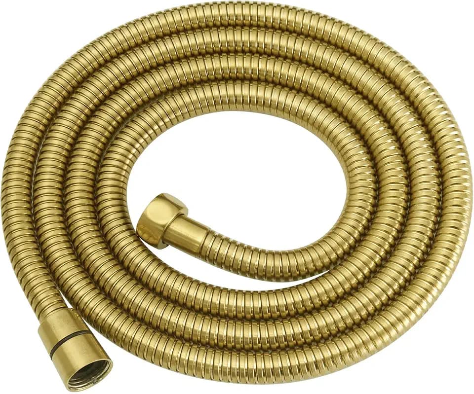 RUMOSE 79 inches Extra Long Shower Hose, Gold
