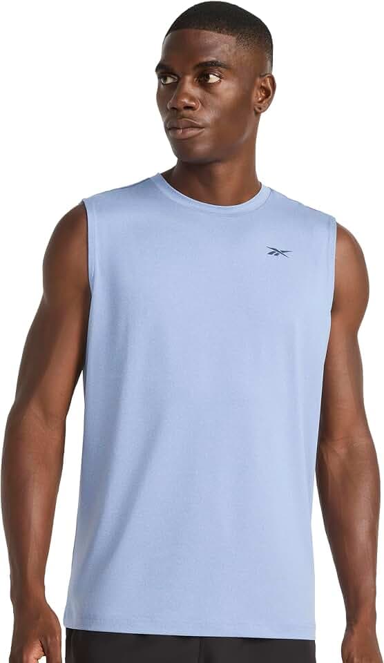 Reebok Men's Muscle Performance Crewneck Tank Top