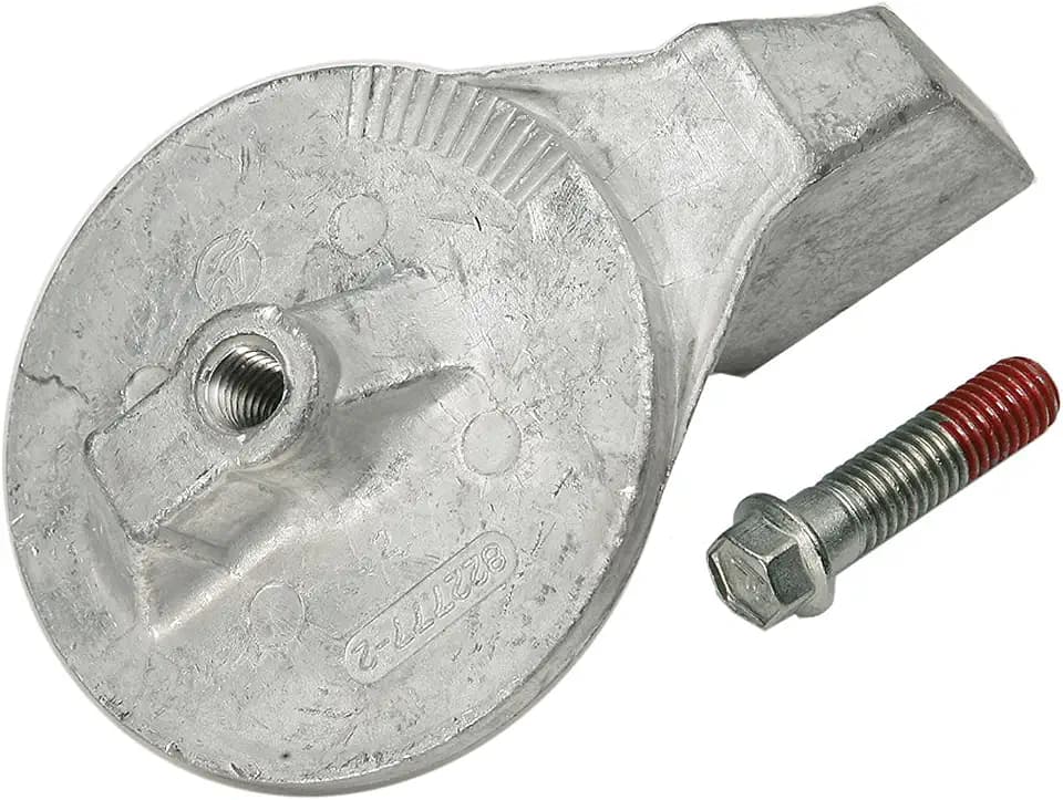 Quicksilver 822777Q1 Aluminum Trim Tab Anode for Mercury or Mariner Outboards and MerCruiser Stern Drives Using High Rake Propellers, Unspecified