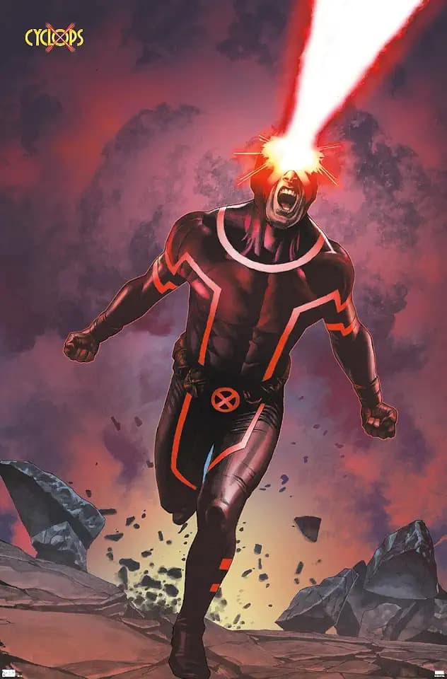 Trends International Marvel Comics Cyclops - Cover Wall Poster, 34L x 22.4W, Premium Unframed Version
