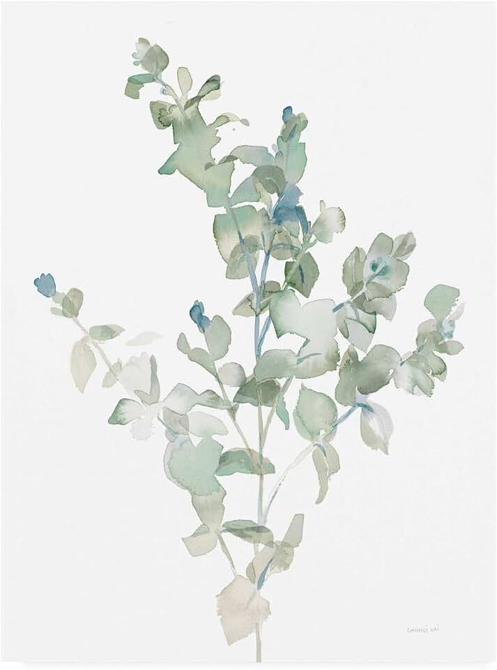 Trademark Fine Art Eucalyptus II Cool by Danhui NAI, 18x24