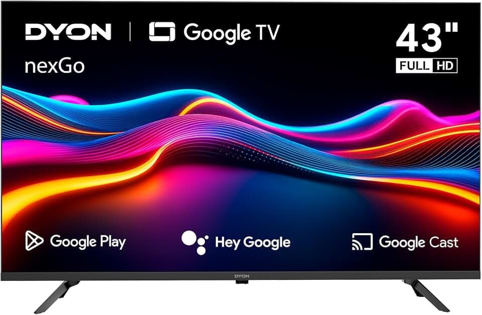 DYON nexGo 43F 43 Zoll Full HD Smart Fernseher mit Triple Tuner