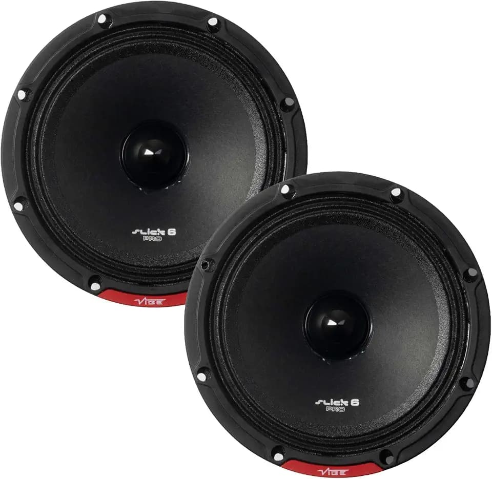 VIBE Audio Slick Pro Audio 6.6" Mitteltöner-Lautsprecher 125/275 W (RMS/MAX), 16,7 cm, 1 Paar, SLICKPRO6M-V0