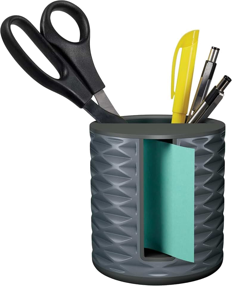 Post-it Note Dispenser, Geometric Design, 1 Dispenser, 1 Pad, 45 Sheets