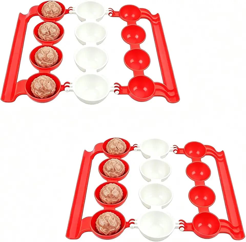 Meatball Maker, 2 PCS Meatball Scoop Meat Balls Fish Balls Meatballs Maker Cooking Tools Kitchen Accessories DIY Cooking Tools for Pasta, Soup, Meal Prep