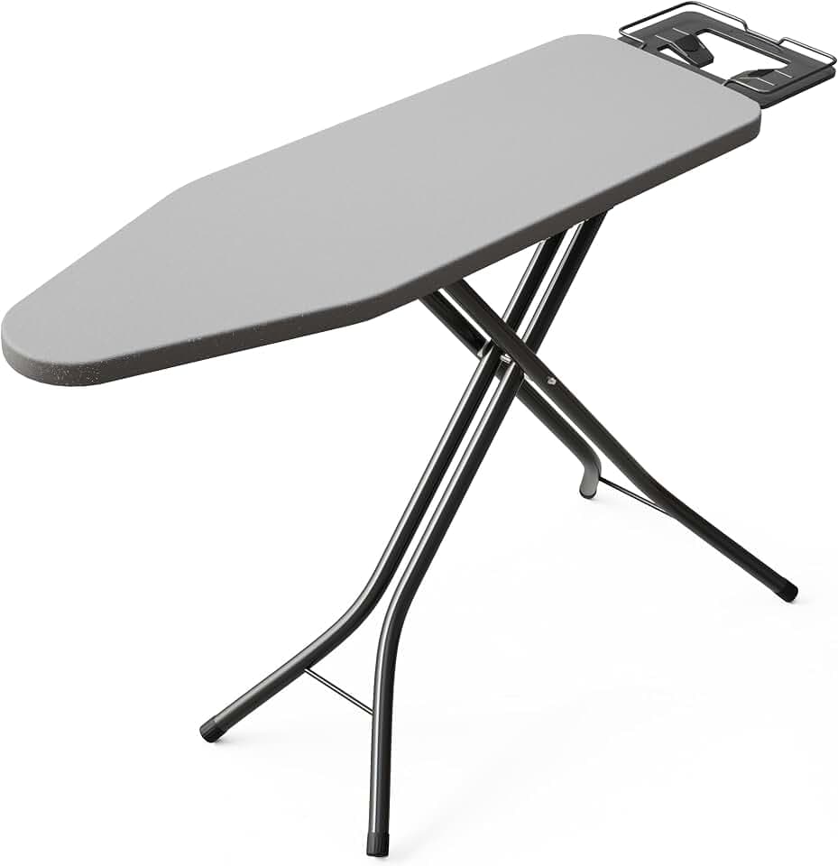 BEWISHOME Foldable Ironing Board,Compact Iron Board with Safety Iron Rest