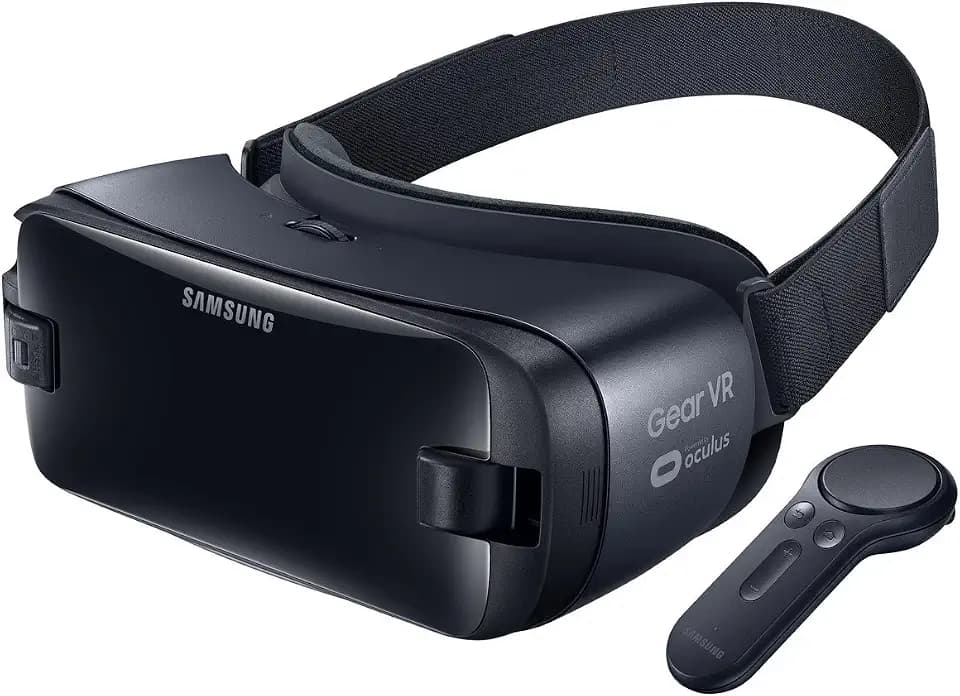 Samsung Galaxy Gear VR, SM-R324NZAABTU, mit Motion Controller (britische Version), kompatibel mit S6, S7 und S8