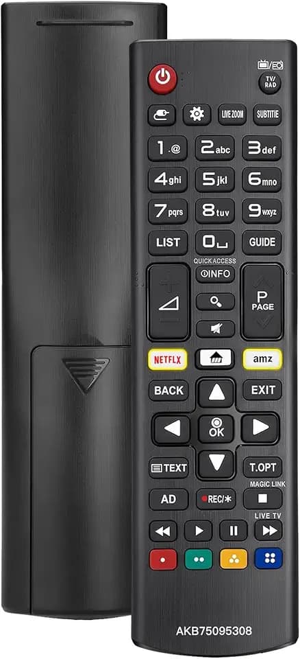 FOXRMT LG -Fernbedienung für Smart-TVs AKB75095308 – keine Einrichtung erforderlich LG Universal-Fernbedienung