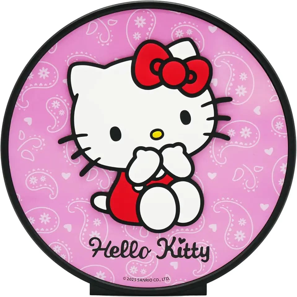 Hello Kitty Dekoration mit Beleuchtung, Cute, 20 cm, USB-C, Offizielles Sanrio Produkt, Lampe