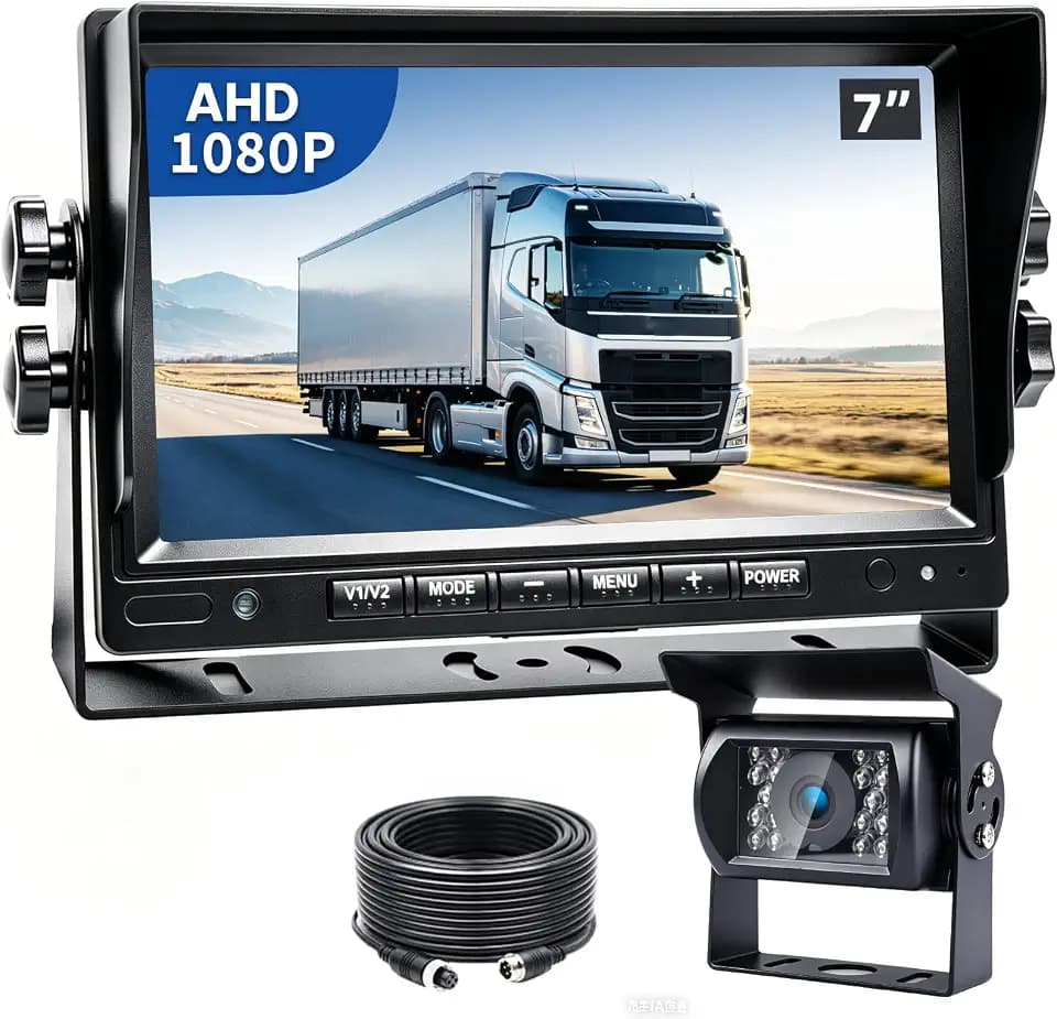 PARKVISION Rückfahrkamera Set 7" Monitor, IP68, 12V 24V, fur LKW Wohnmobil
