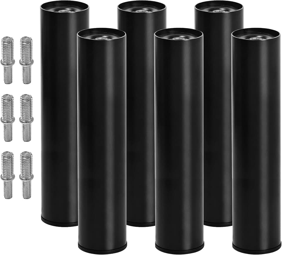 11 inch Metal Bed Leg Replacement for Adjustable Bed Frame Set of 6