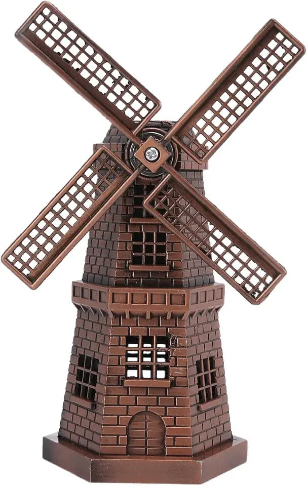 Windmill Decor Retro Table Decoration 5×3in Dutch Windmill