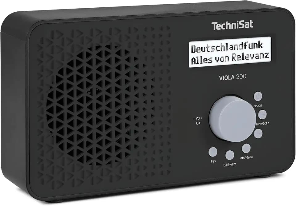 TechniSat Viola 200 - tragbares DAB+/UKW-Radio mit LCD-Display