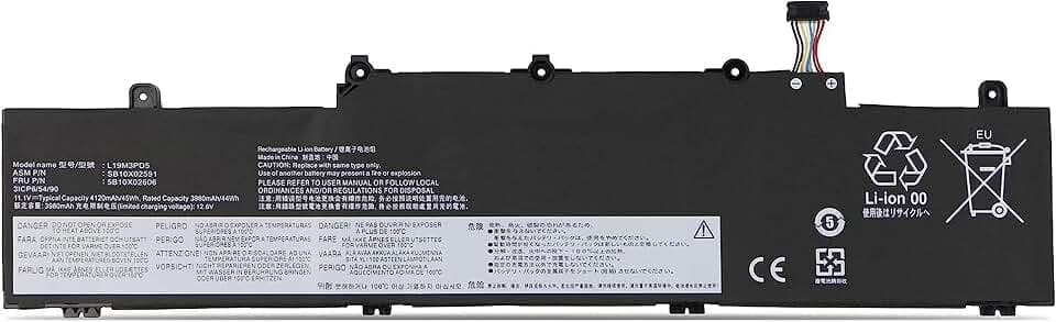 L19M3PD5 L19C3PD5 Laptop Akku Kompatibel mit Lenovo ThinkPad E14 Gen 2 / E14 Gen 3 / E14 Gen 4 / E15 Gen 2 / E15 Gen 3 / E15 Gen 4 Series L19D3PD5 L19L3PD5 L20C3PD4 L20L3PD4 L20M3PD4 45Wh