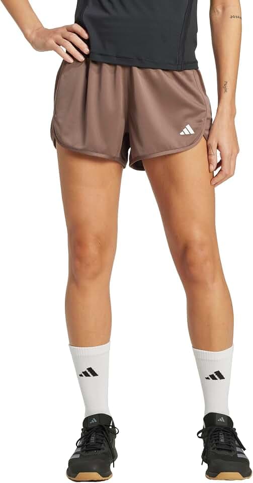 adidas Women's Pacer Essentials Knit High-Rise Shorts