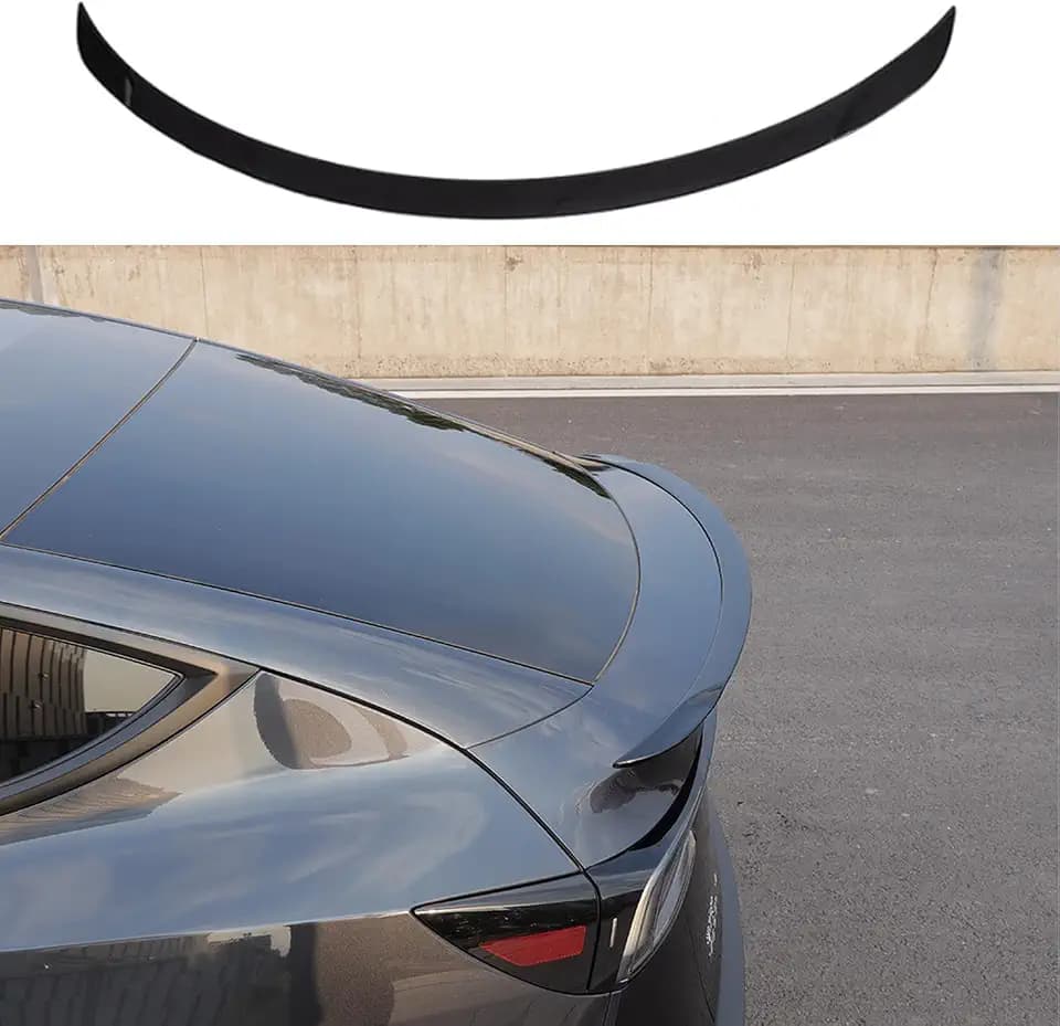 Spoilerflügel für Tesla Model Y Juniper 2025 2026 (Glänzend Schwarz)