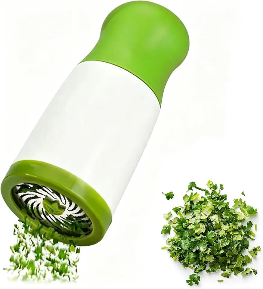 Herb Chopper Manual Grinder Picador de Cilantro Stainless Steel