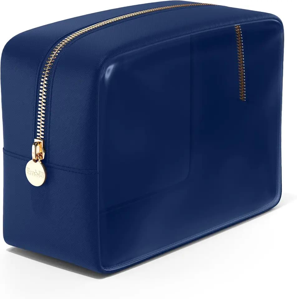 Makeup Bag for Women, Travel Cosmetic Organizer, Waterproof Toiletry Pouch