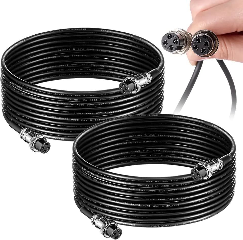 Relaxweex 2 Pcs 15 ft Floor Scale Cable 4 Pin Scales Cable with Connectors