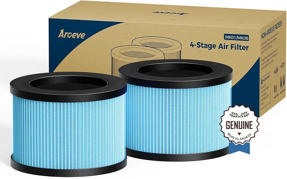 AROEVE MK01A(MK01)&MK06A(MK06) Filter Replacement-Standard Version(2 Pack)